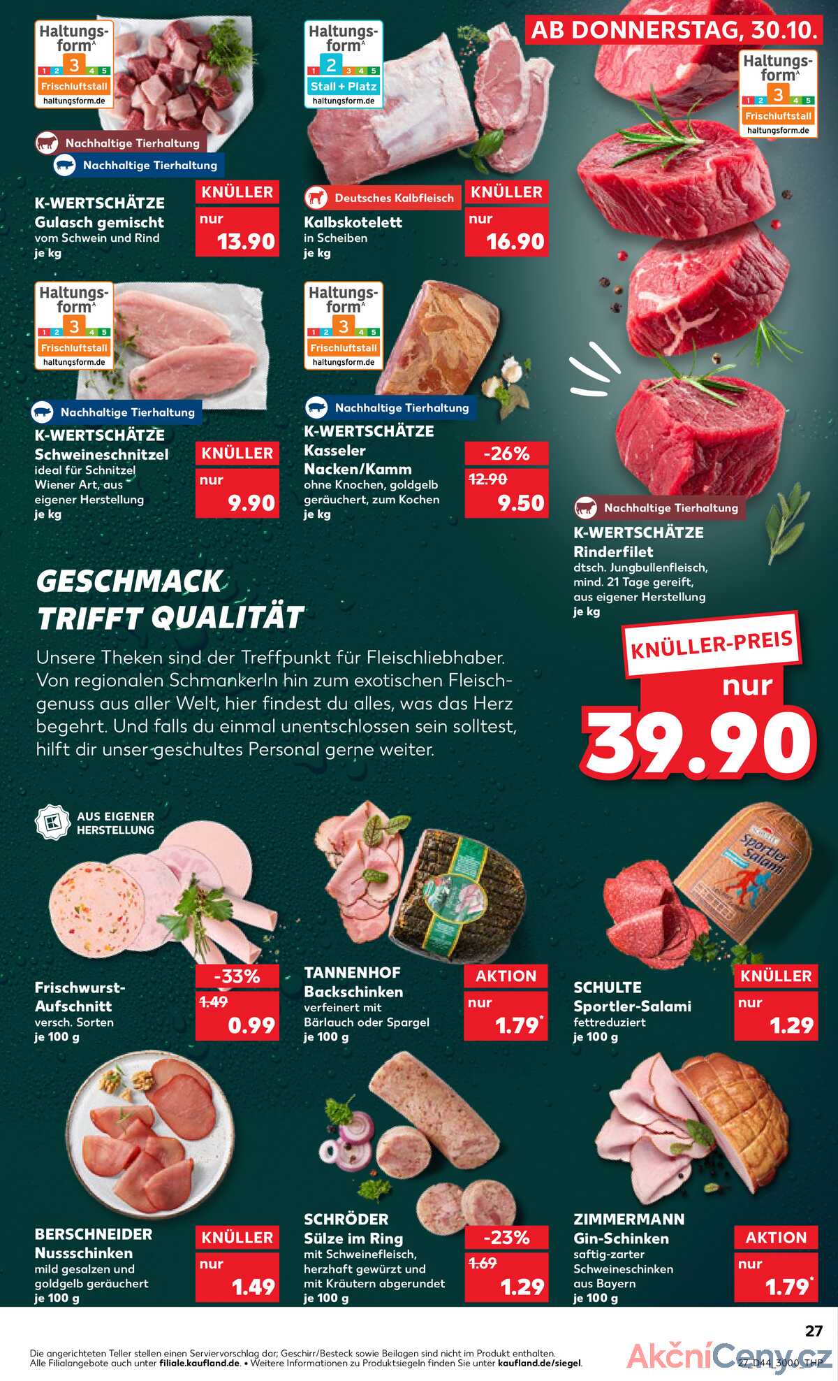 Leták Kaufland Německo 30.10.-5.11.2025 strana 27