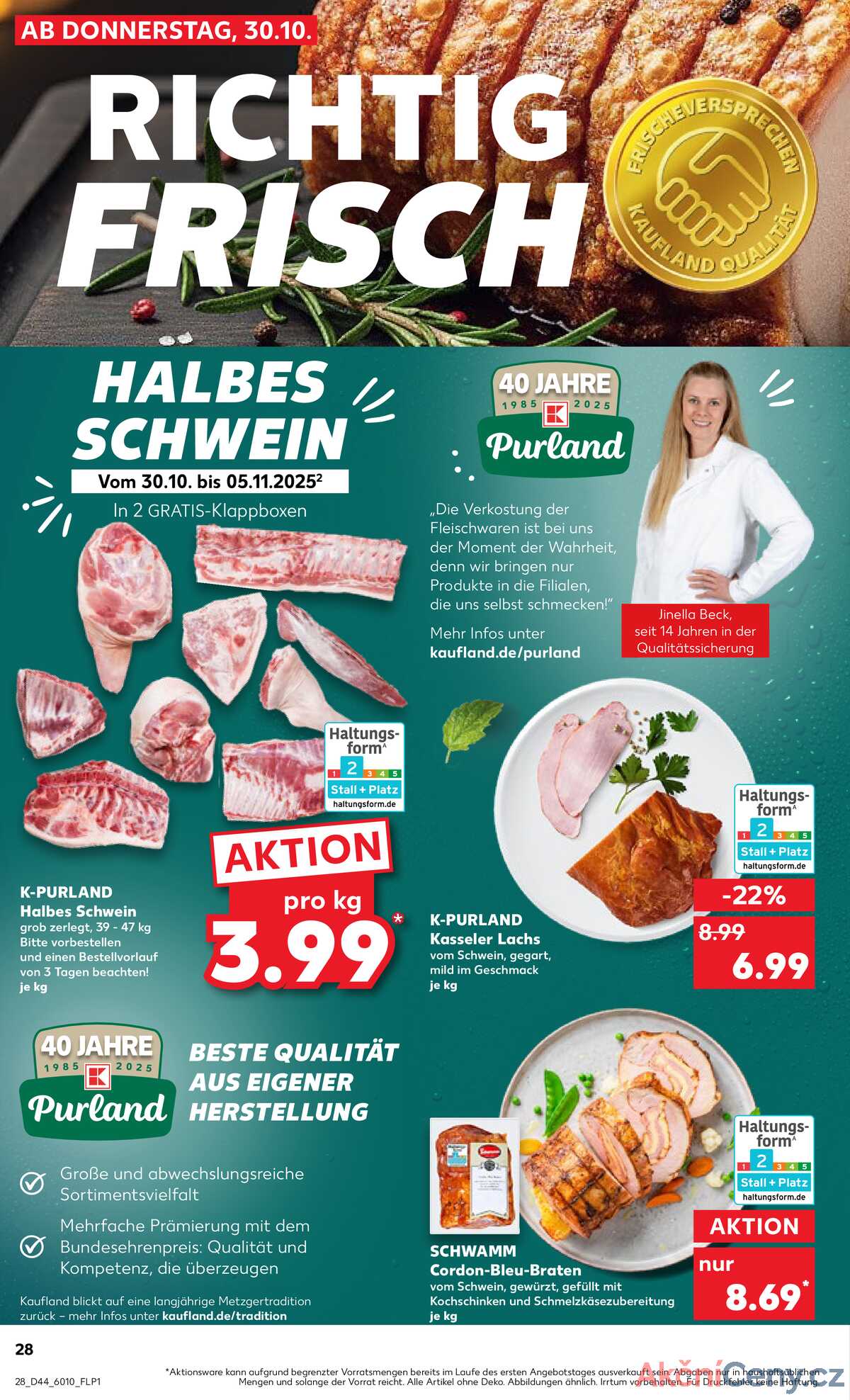 Leták Kaufland Německo 30.10.-5.11.2025 strana 28