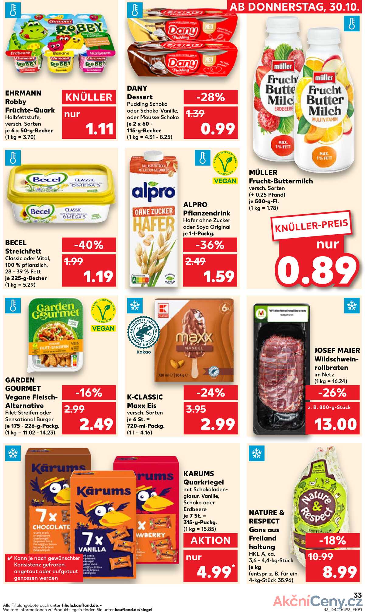 Leták Kaufland Německo 30.10.-5.11.2025 strana 33