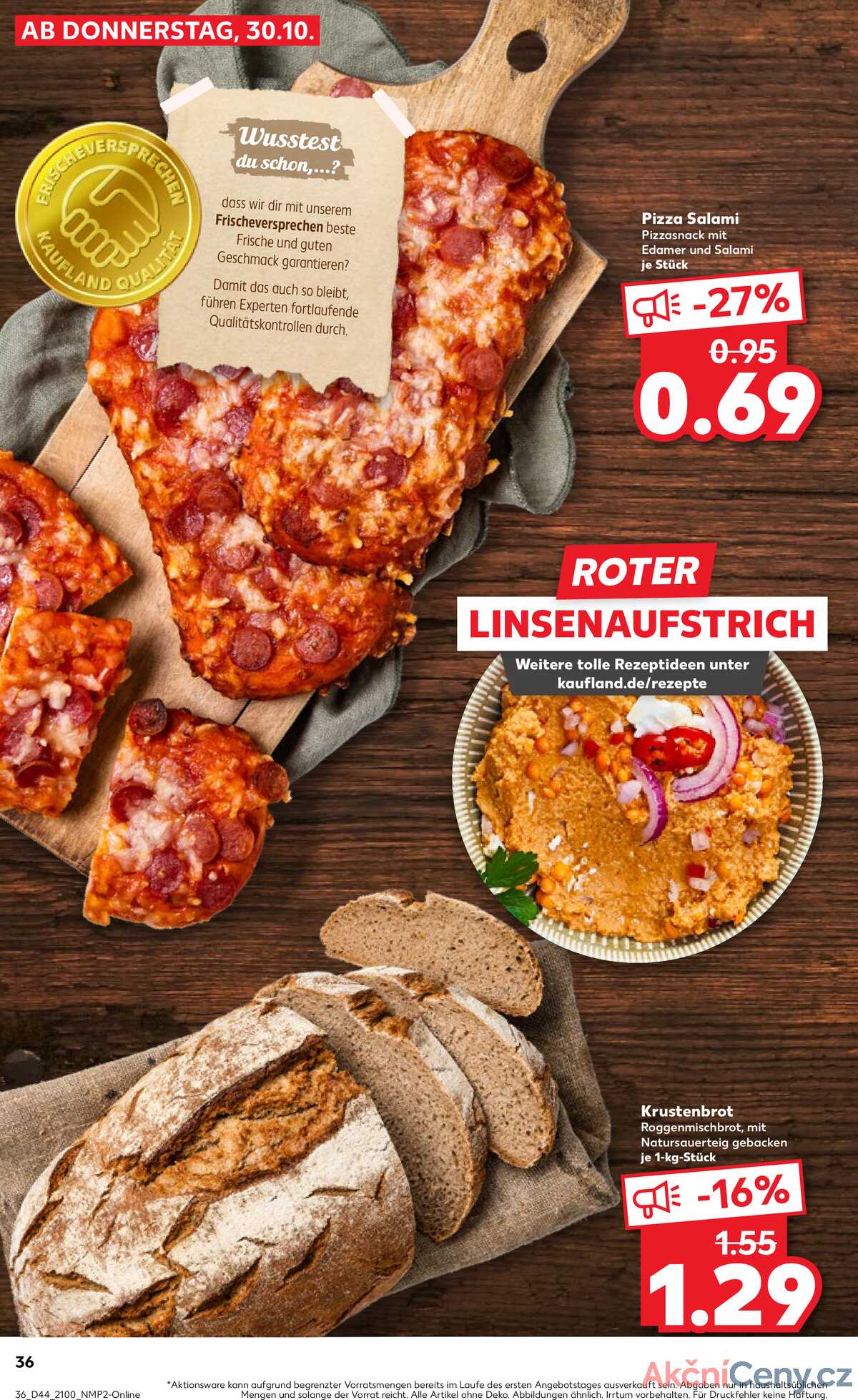 Leták Kaufland Německo 30.10.-5.11.2025 strana 36