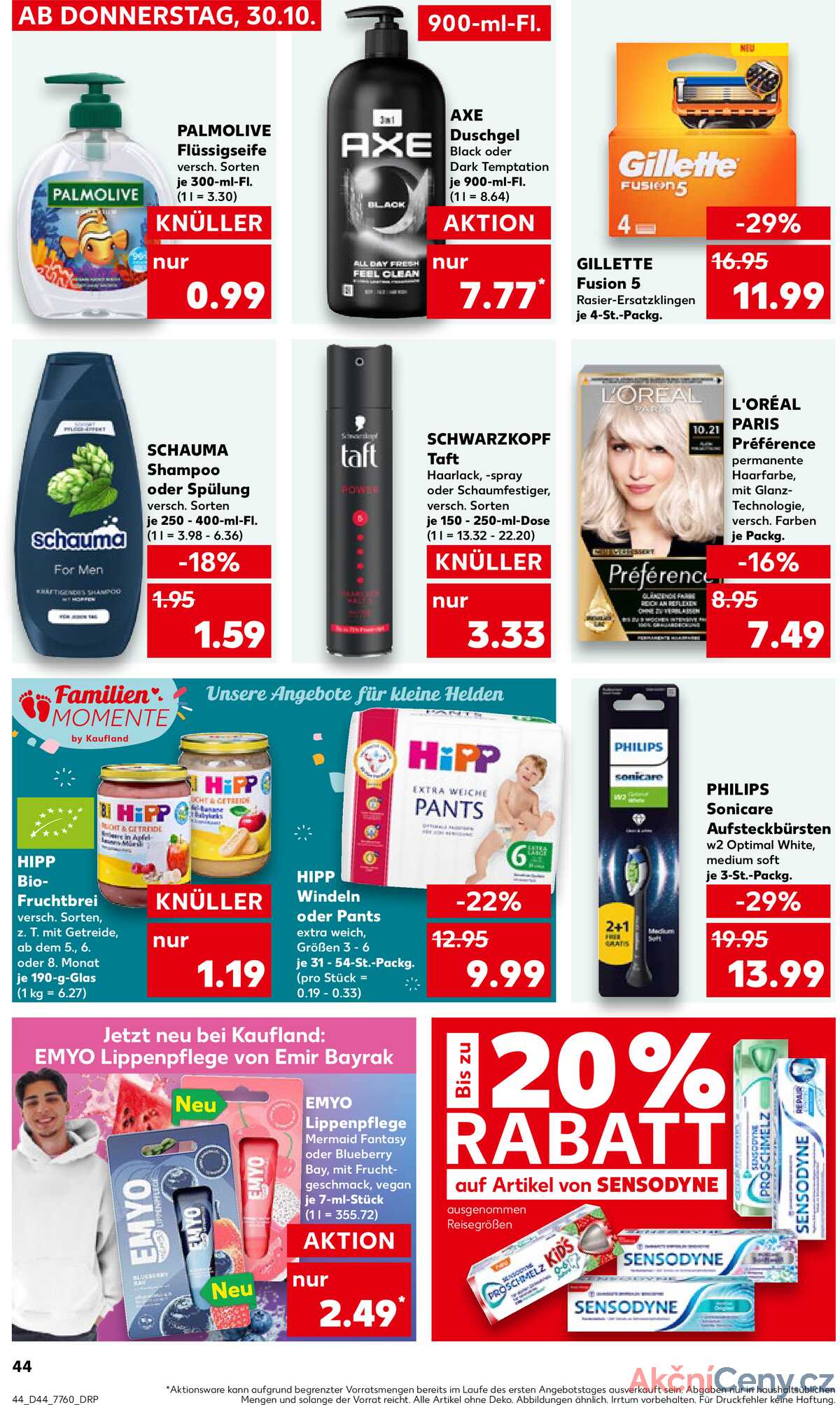 Leták Kaufland Německo 30.10.-5.11.2025 strana 44