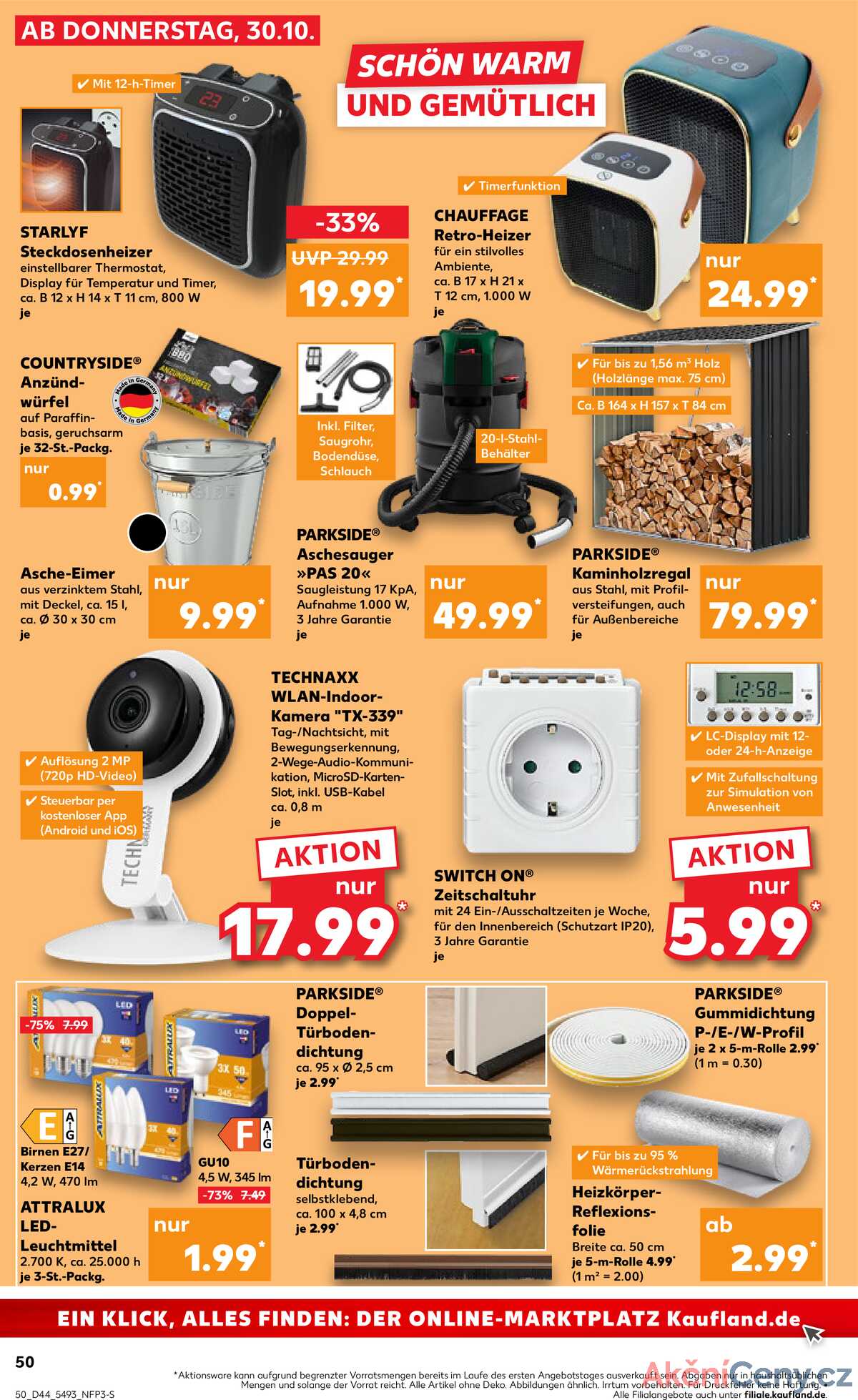 Leták Kaufland Německo 30.10.-5.11.2025 strana 50