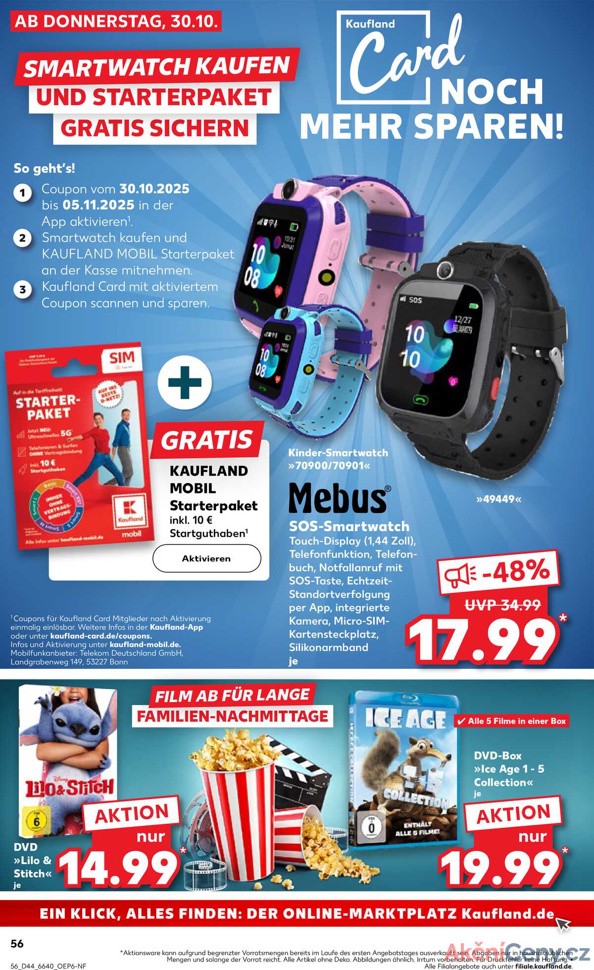 Leták Kaufland Německo 30.10.-5.11.2025 strana 56