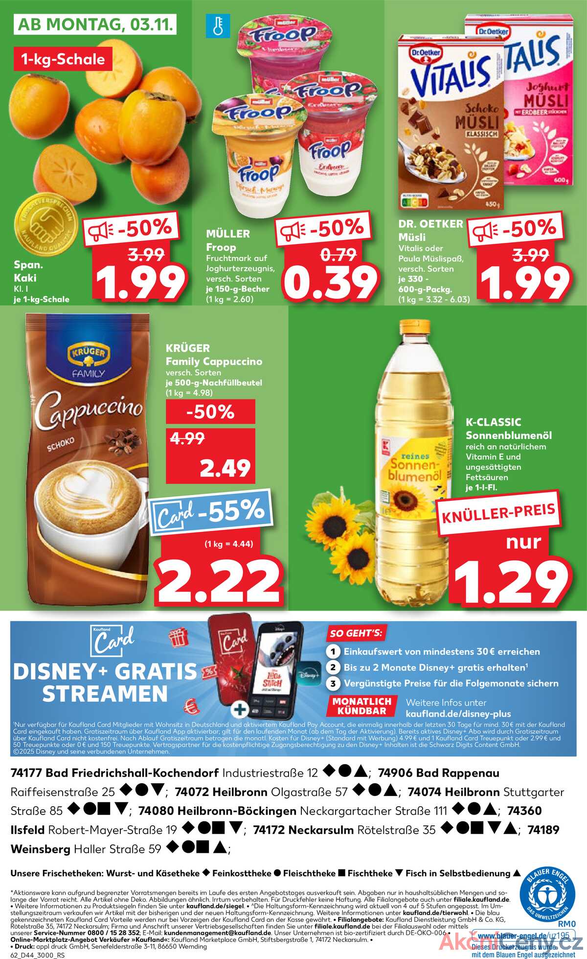Leták Kaufland Německo 30.10.-5.11.2025 strana 62