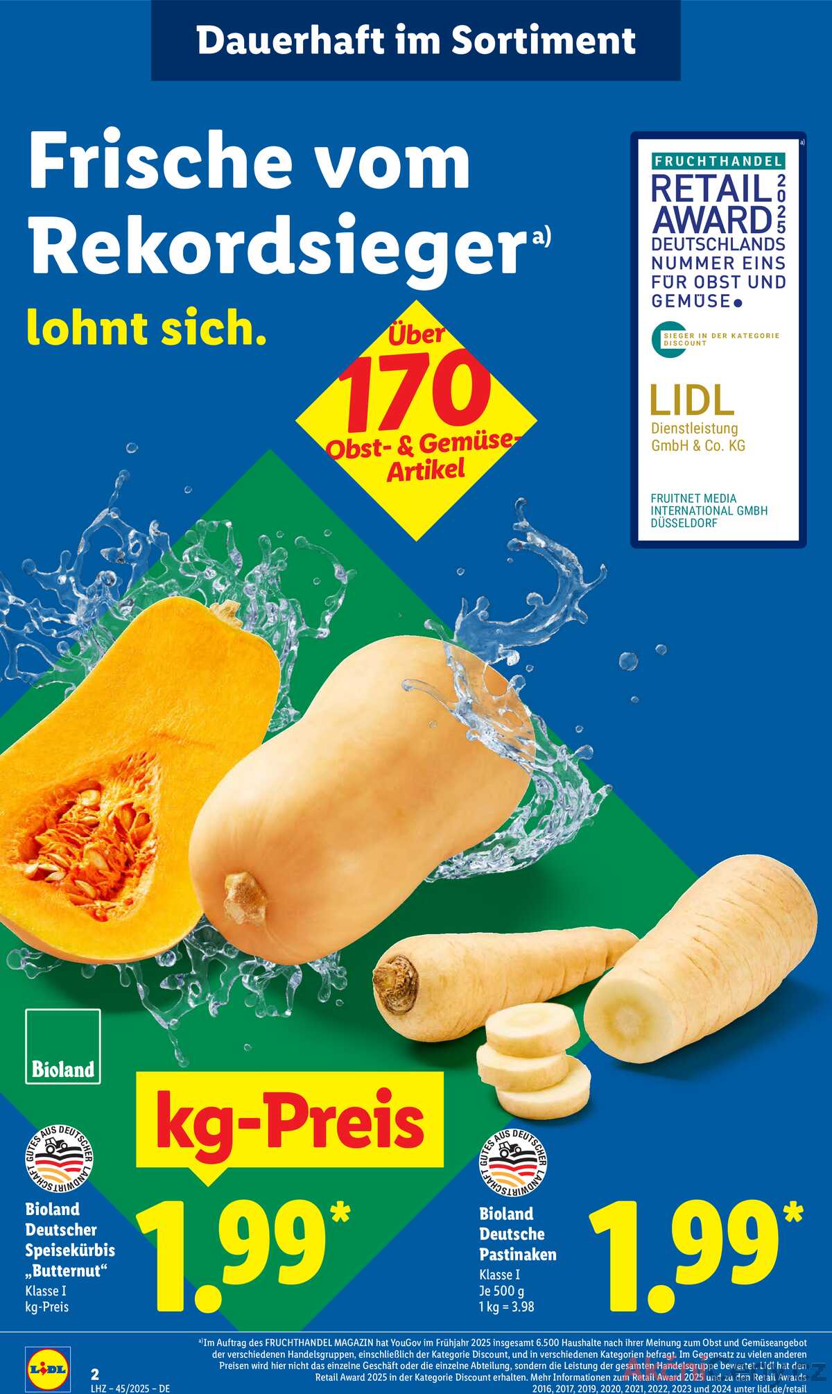 Leták Lidl Německo 3.11.-8.11.2025 strana 2