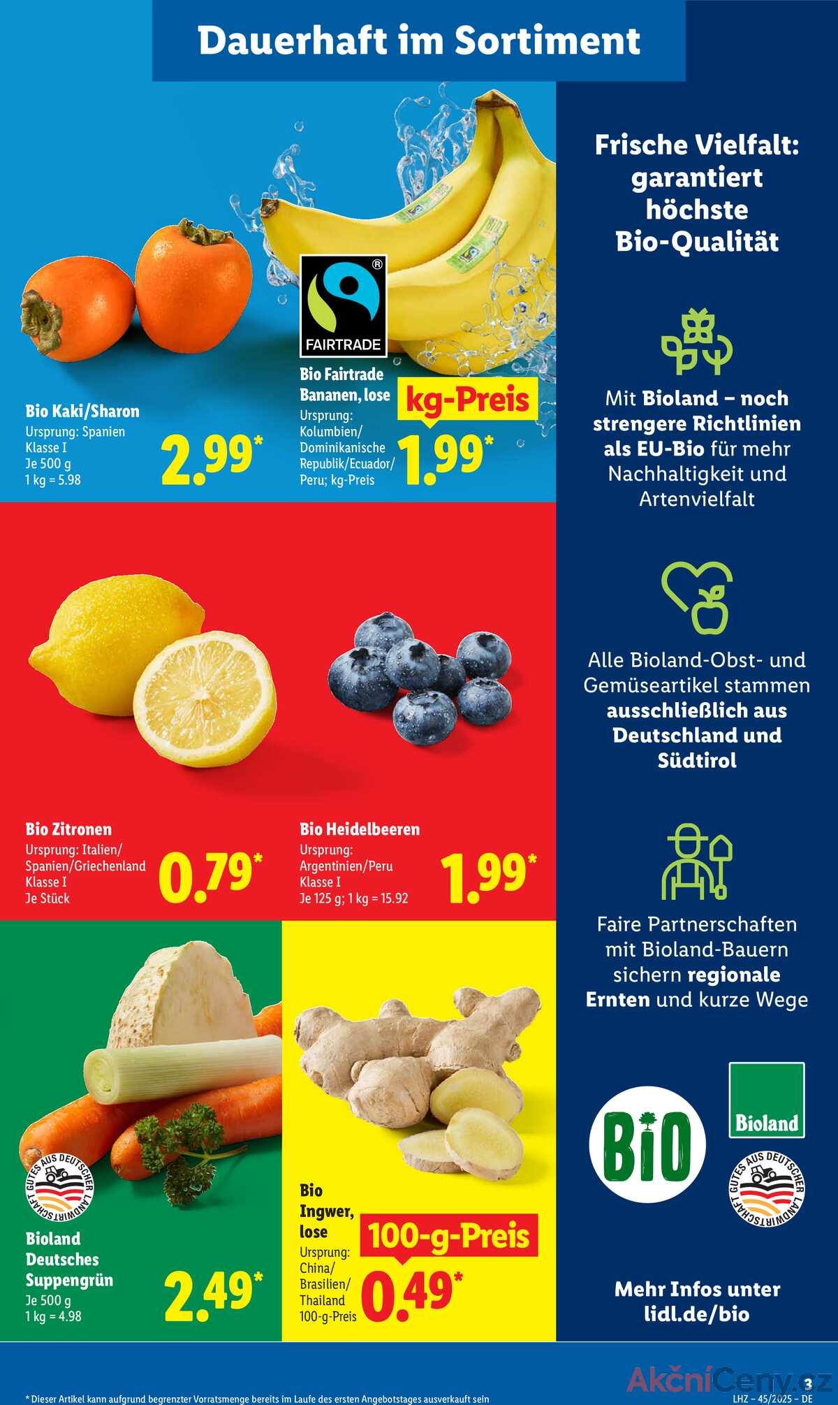 Leták Lidl Německo 3.11.-8.11.2025 strana 3