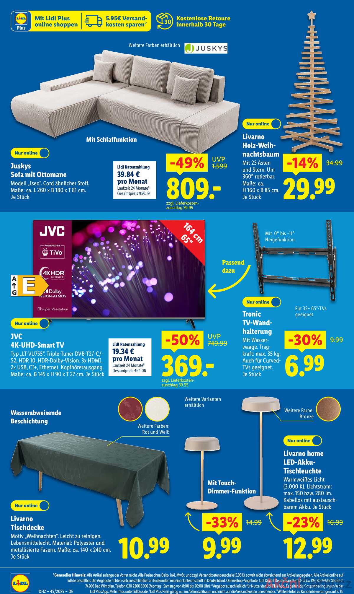 Leták Lidl Německo 3.11.-8.11.2025 strana 6