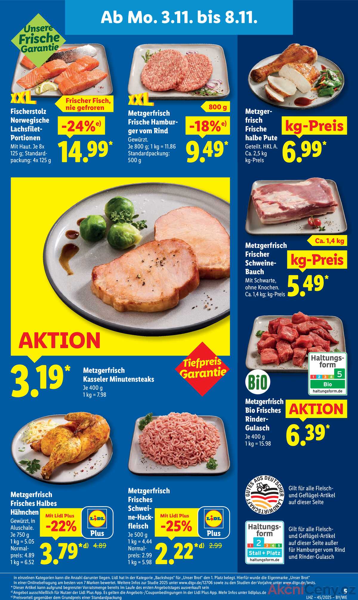 Leták Lidl Německo 3.11.-8.11.2025 strana 9