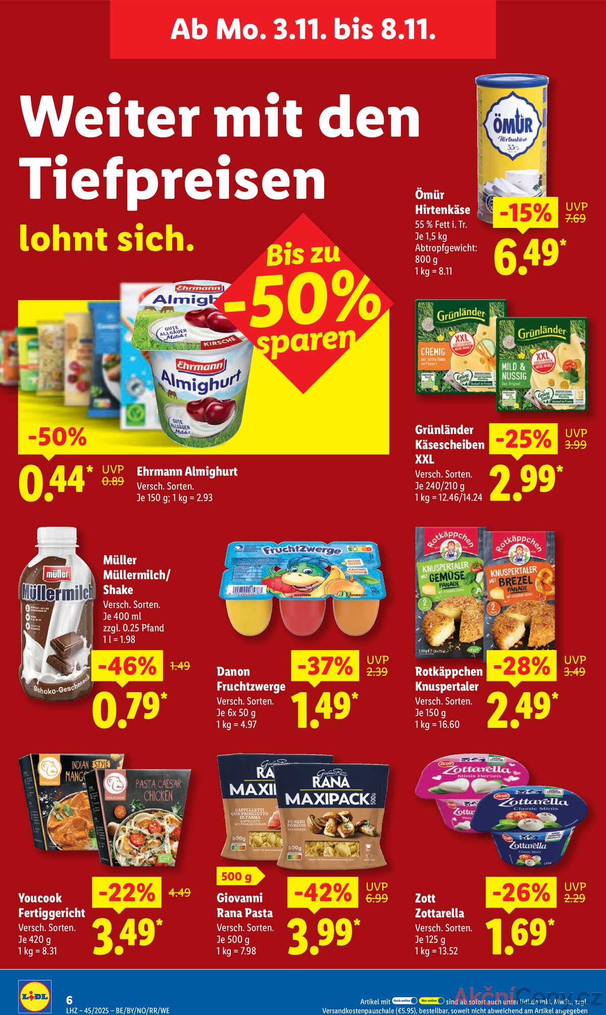 Leták Lidl Německo 3.11.-8.11.2025 strana 12