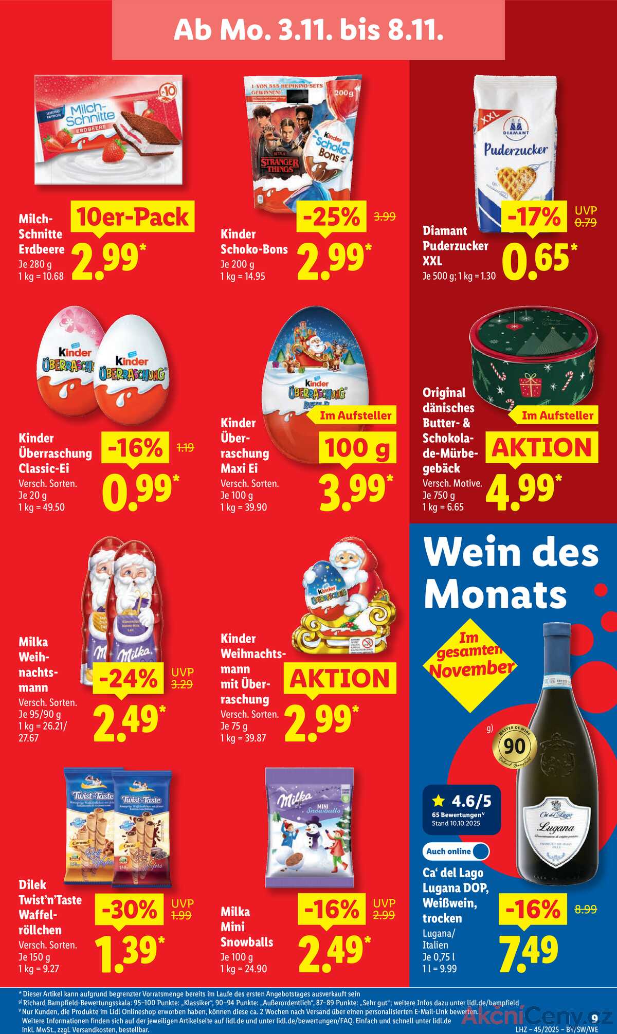 Leták Lidl Německo 3.11.-8.11.2025 strana 15