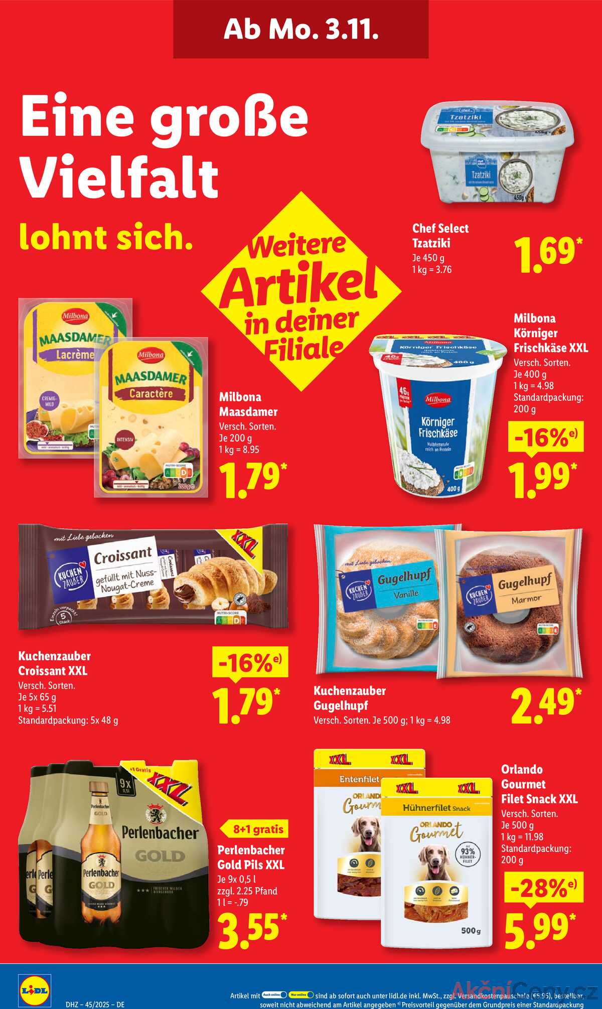 Leták Lidl Německo 3.11.-8.11.2025 strana 16