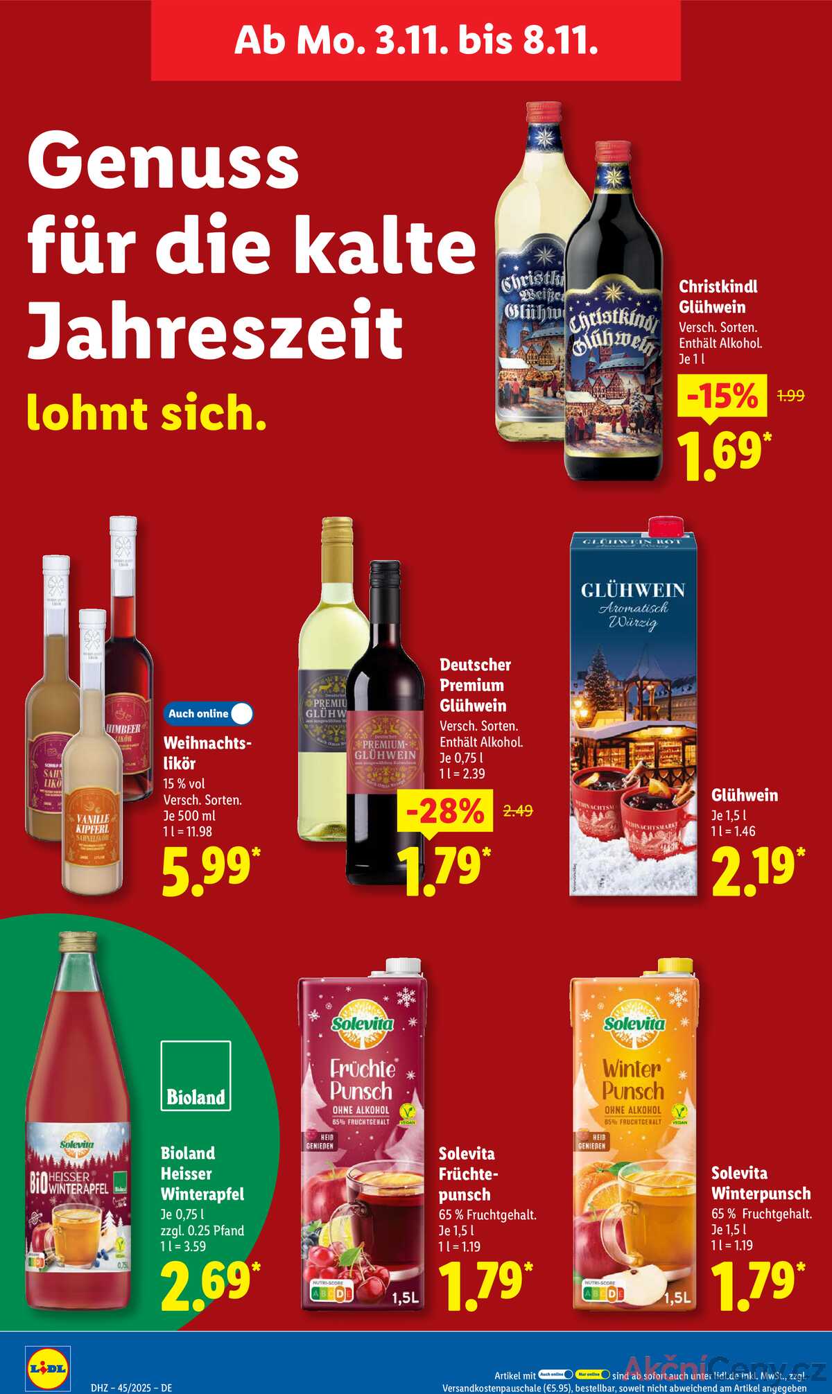 Leták Lidl Německo 3.11.-8.11.2025 strana 28