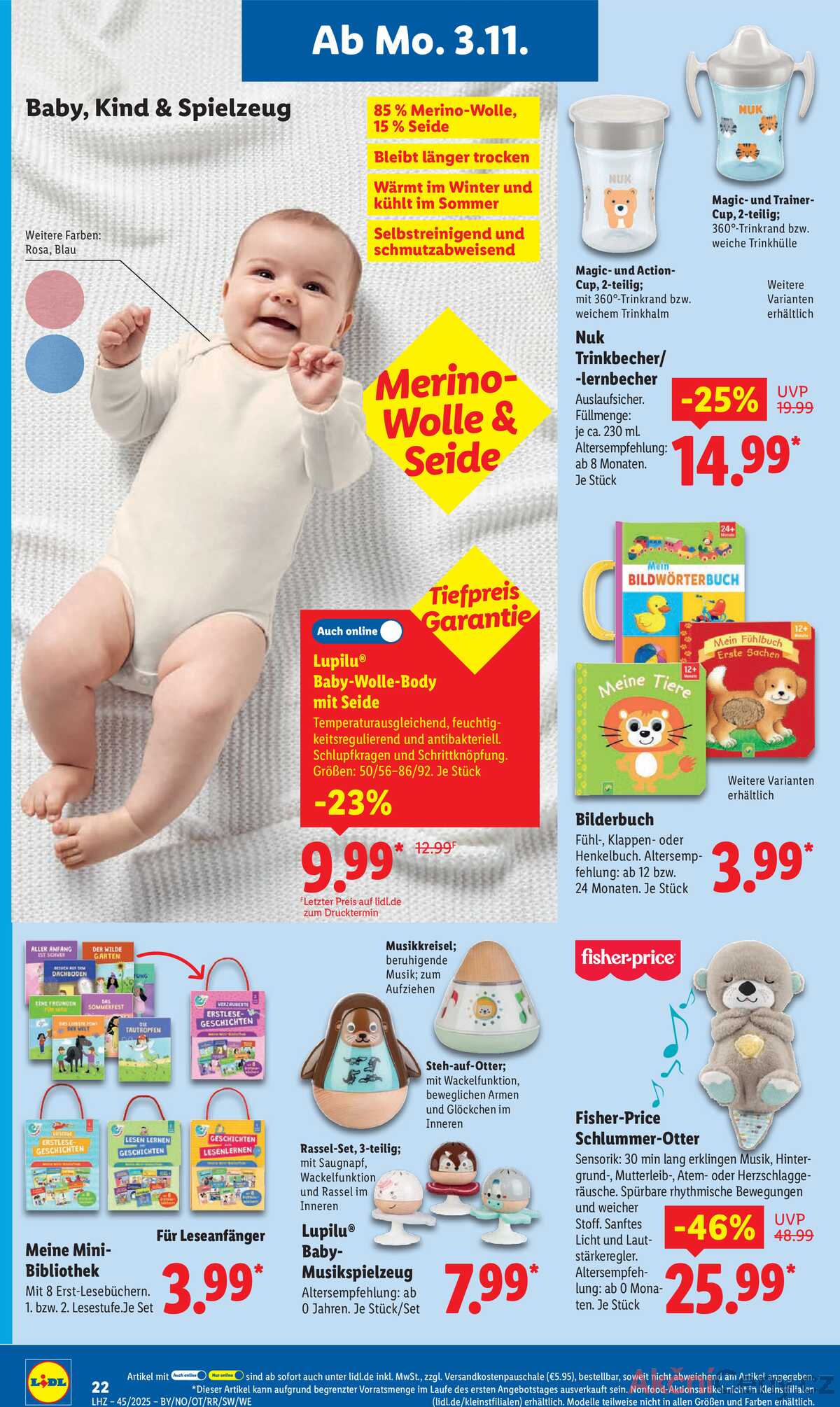Leták Lidl Německo 3.11.-8.11.2025 strana 44