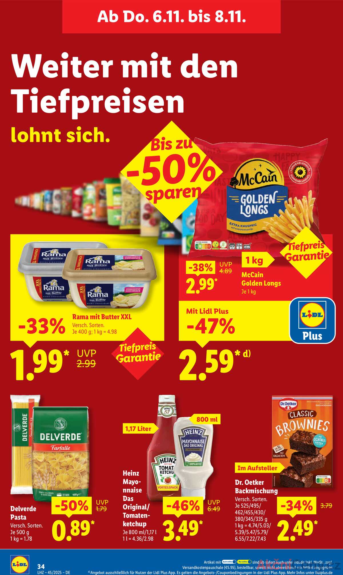 Leták Lidl Německo 3.11.-8.11.2025 strana 58