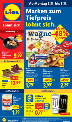 Leták Lidl Německo 3.11.-8.11.2025