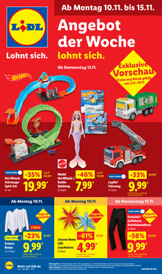 Leták Lidl Německo 10.11.-15.11.2025