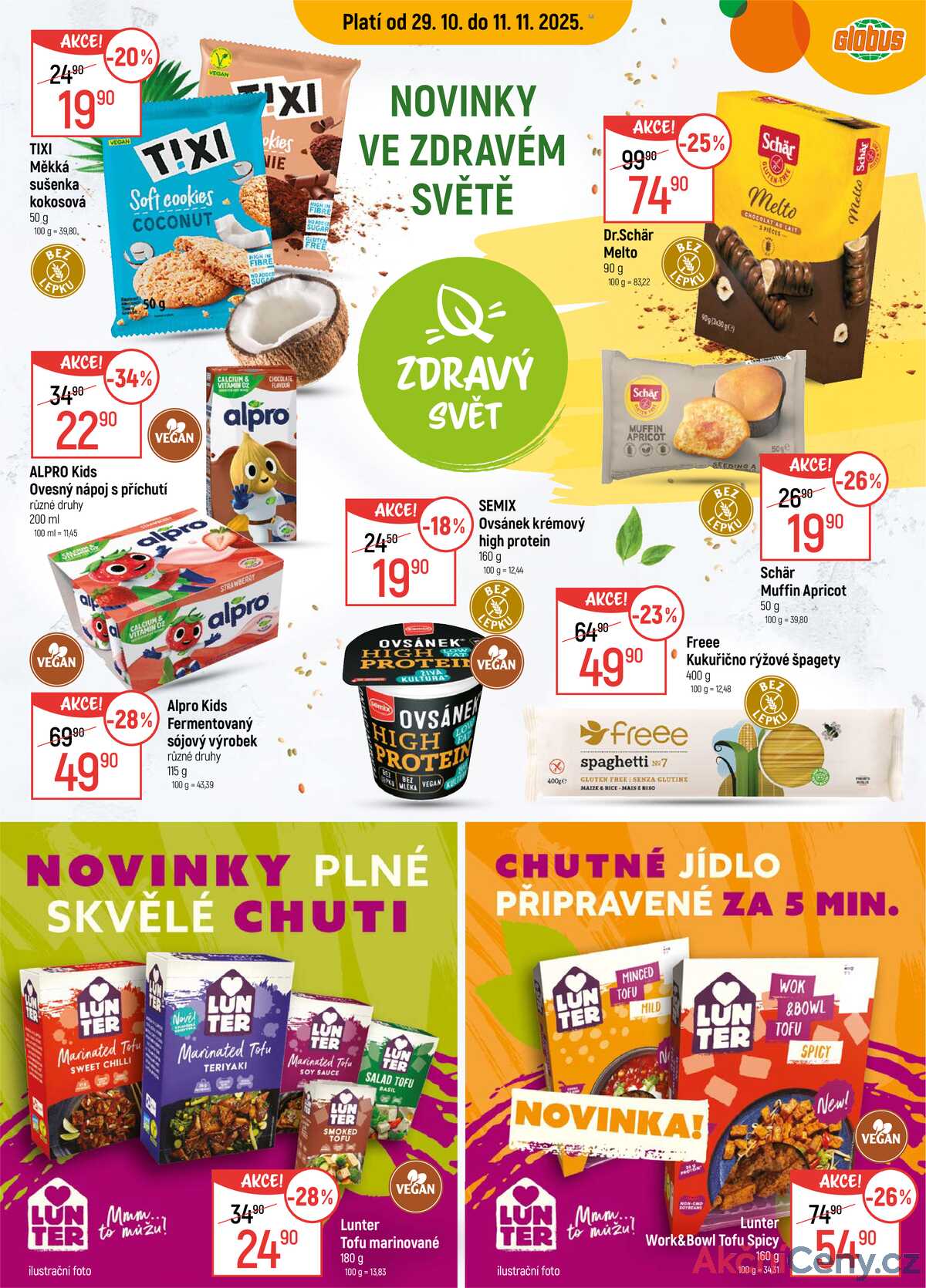 Akční leták Globus 29.10. - 11.11.2025 - Globus Praha - Centrum Černý Most strana 2