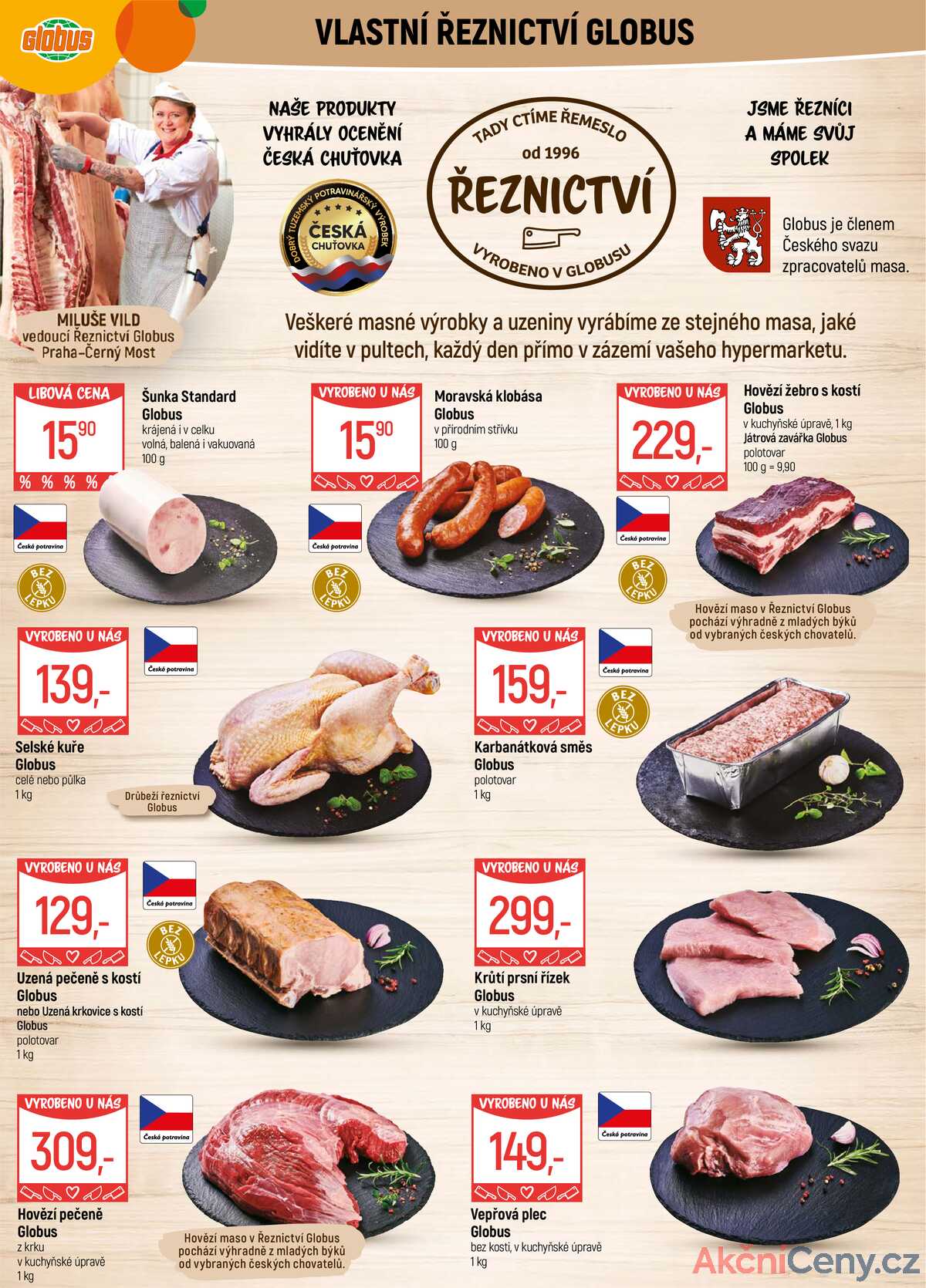 Akční leták Globus 29.10. - 4.11.2025 - Globus Praha - Centrum Černý Most strana 7