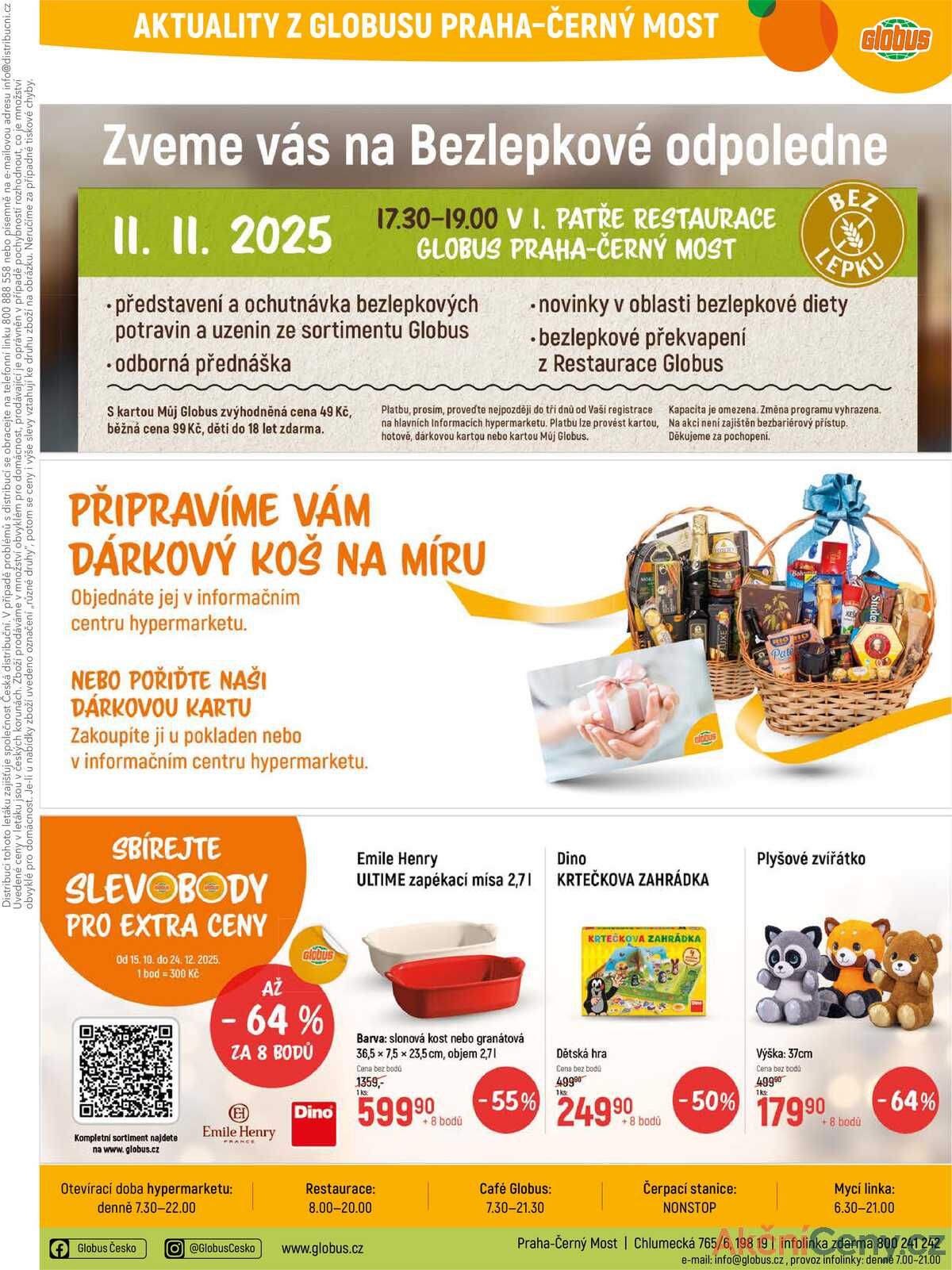Akční leták Globus 29.10. - 4.11.2025 - Globus Praha - Centrum Černý Most strana 37