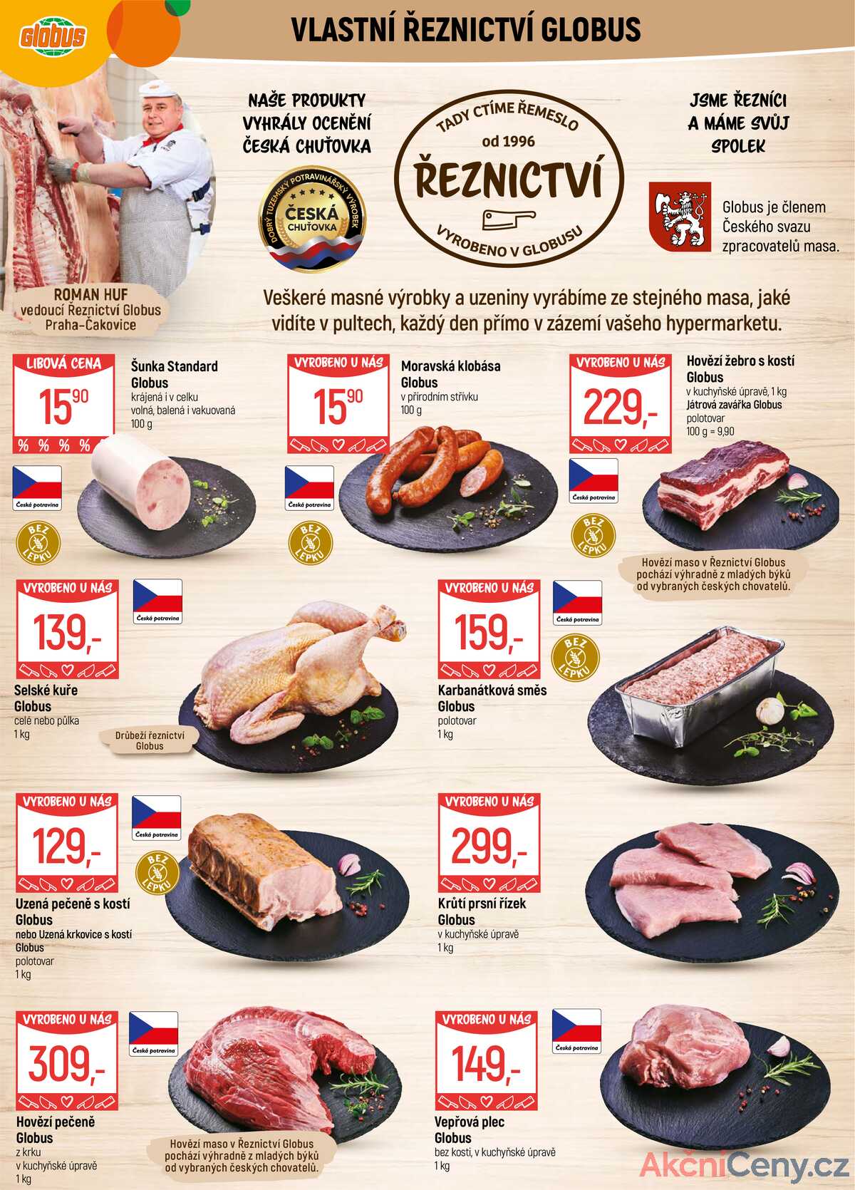 Akční leták Globus 29.10. - 4.11.2025 - Globus Praha - Čakovice strana 7