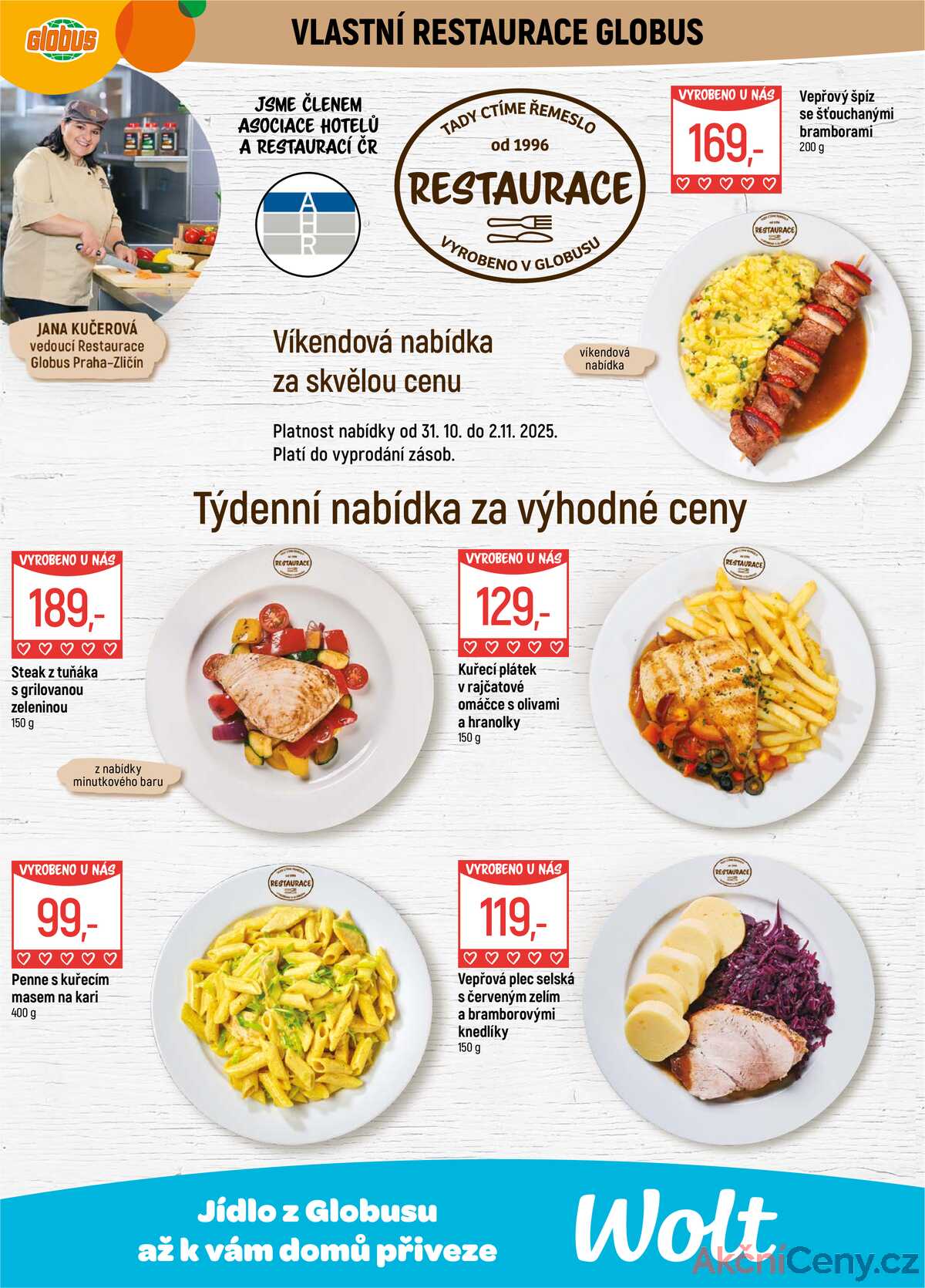 Akční leták Globus 29.10. - 4.11.2025 - Globus Praha - Zličín strana 9