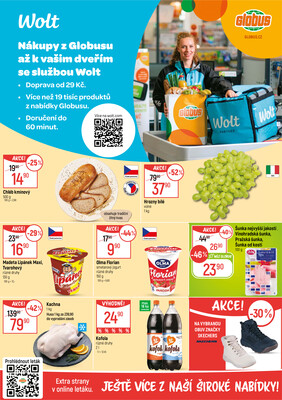 Akční leták Globus 29.10. - 4.11.2025 - Globus Praha - Zličín