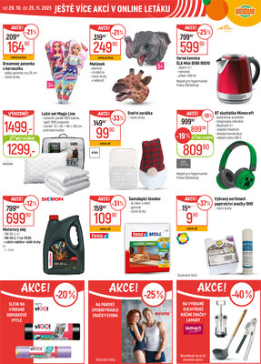 Akční leták Globus 29.10. - 4.11.2025 - Globus Praha - Zličín