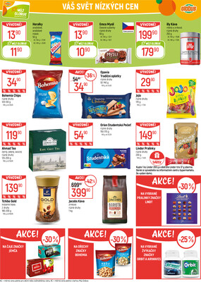 Akční leták Globus 29.10. - 4.11.2025 - Globus České Budějovice