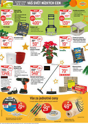 Akční leták Globus 29.10. - 4.11.2025 - Globus České Budějovice