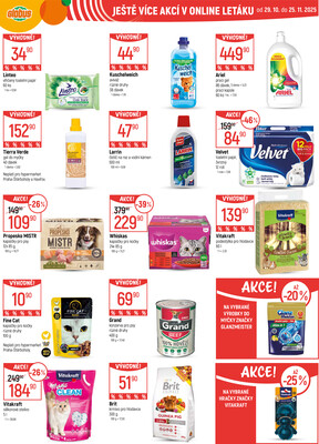 Akční leták Globus 29.10. - 4.11.2025 - Globus České Budějovice