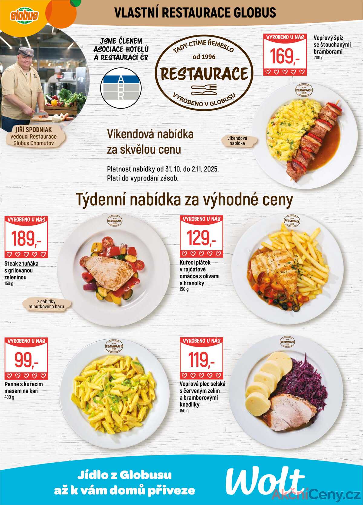 Akční leták Globus 29.10. - 4.11.2025 - Globus Chomutov strana 9