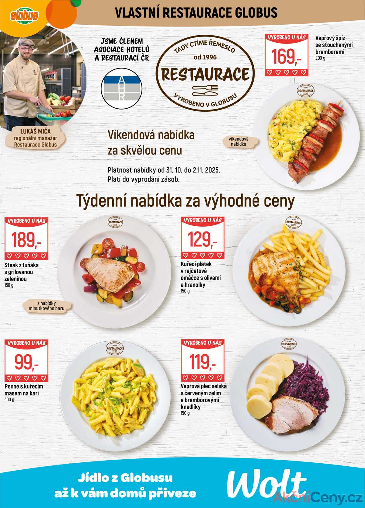Akční leták Globus 29.10. - 4.11.2025 - Globus Jenišov u Karlových Varů strana 9