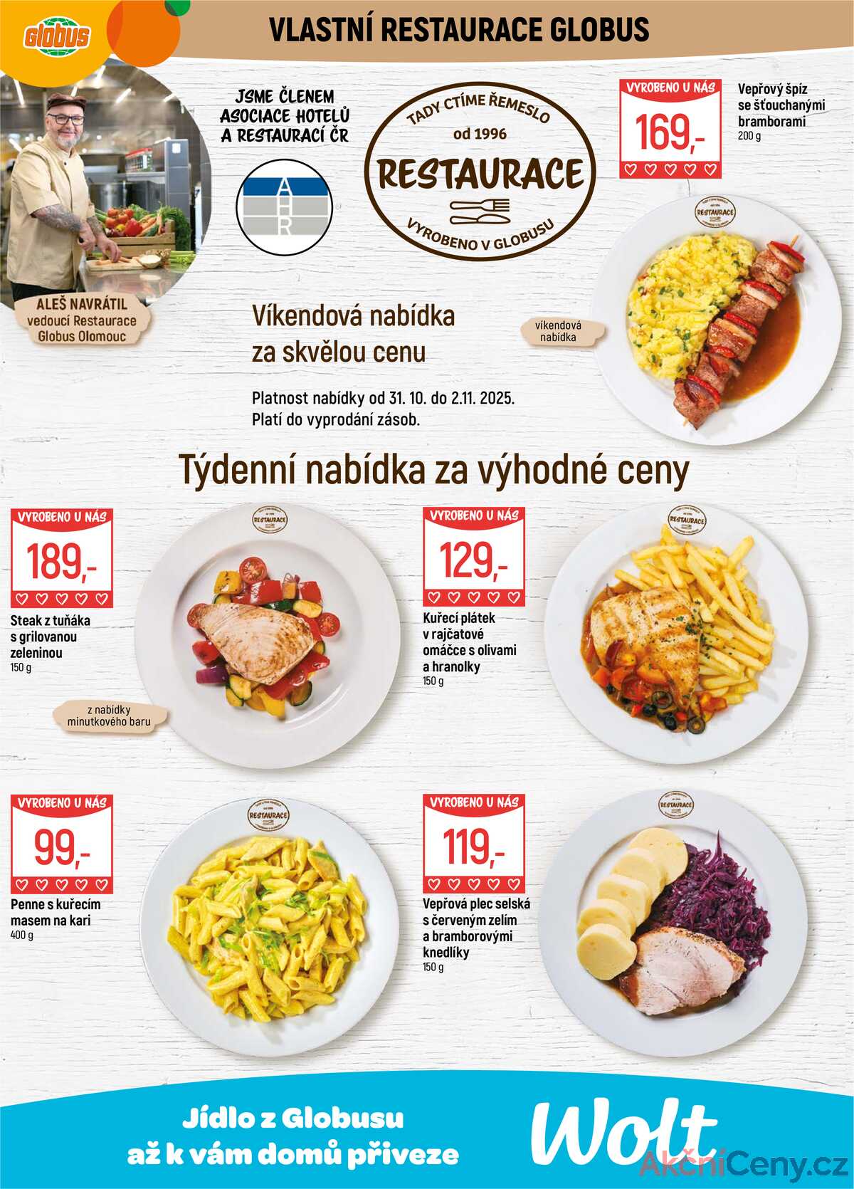 Akční leták Globus 29.10. - 4.11.2025 - Globus Olomouc strana 9