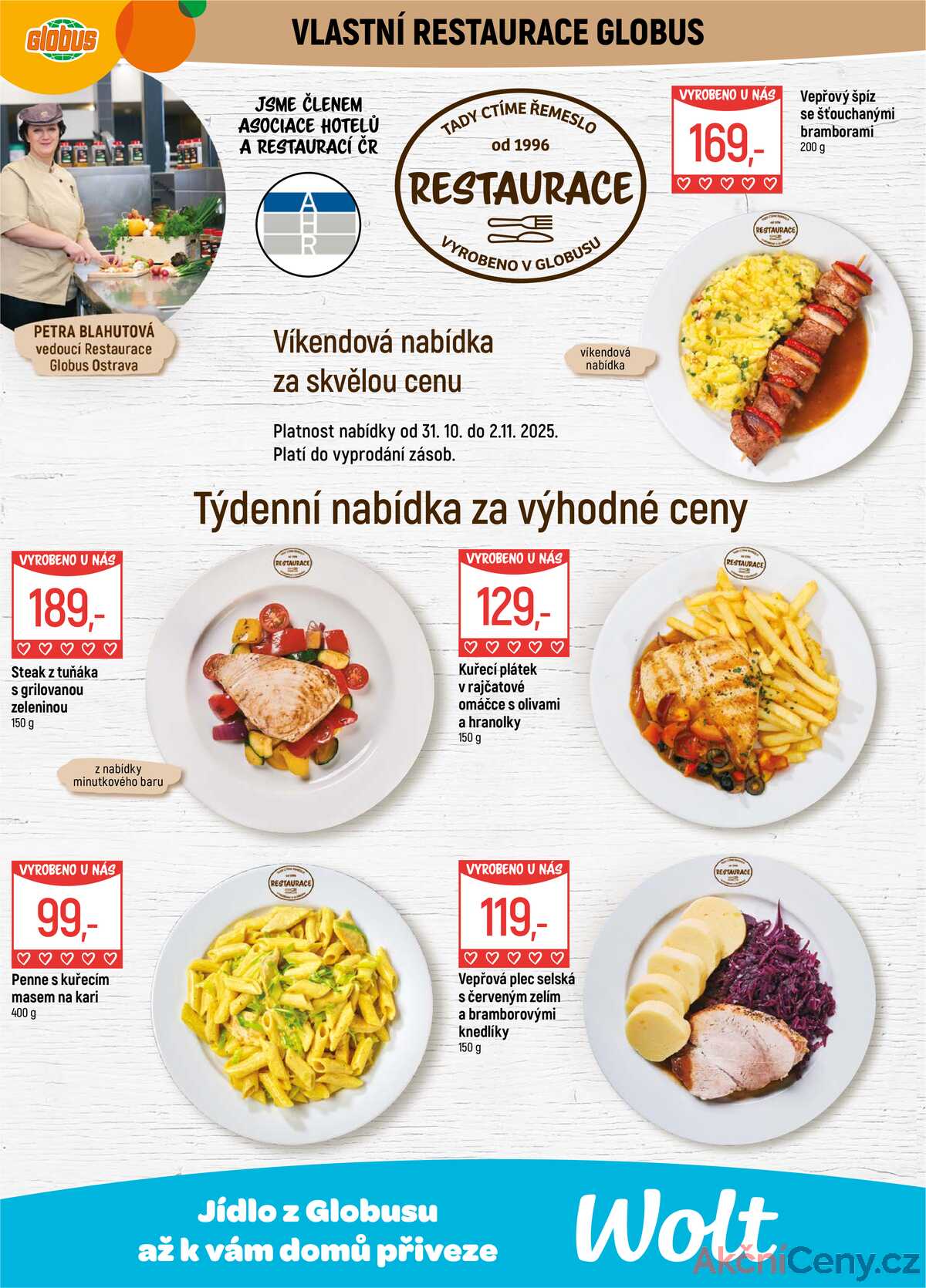 Akční leták Globus 29.10. - 4.11.2025 - Globus Ostrava strana 9