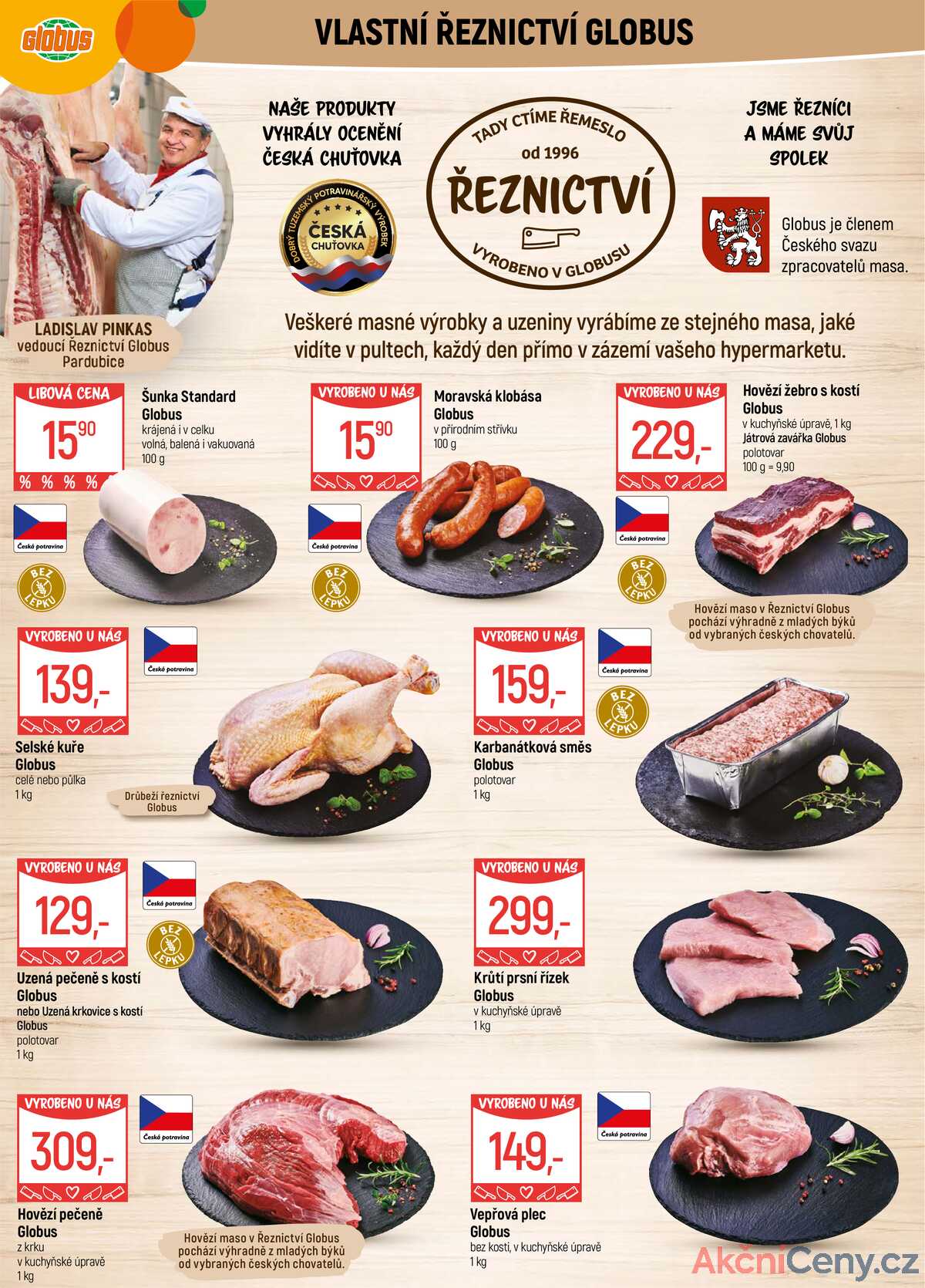 Akční leták Globus 29.10. - 4.11.2025 - Globus Pardubice strana 7