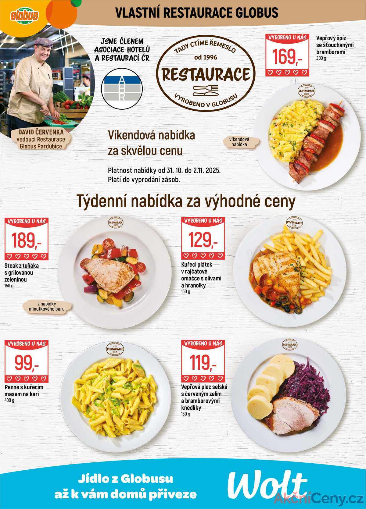 Akční leták Globus 29.10. - 4.11.2025 - Globus Pardubice strana 9