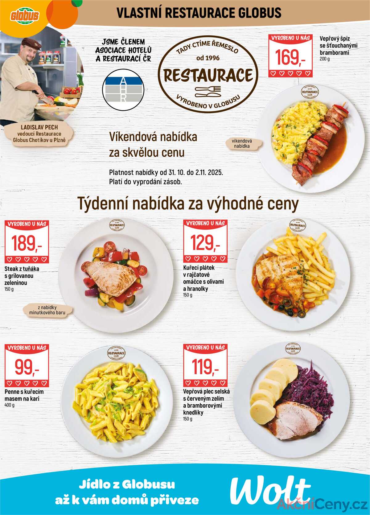 Akční leták Globus 29.10. - 4.11.2025 - Globus Chotíkov u Plzně strana 9