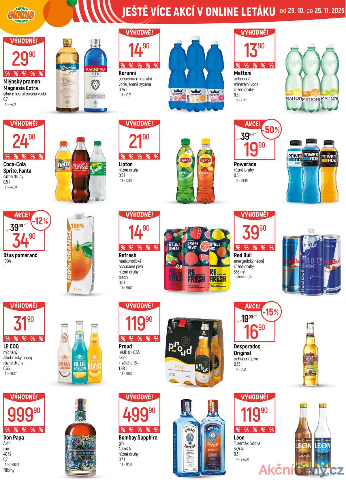 Akční leták Globus 29.10. - 4.11.2025 - Globus Chotíkov u Plzně strana 42