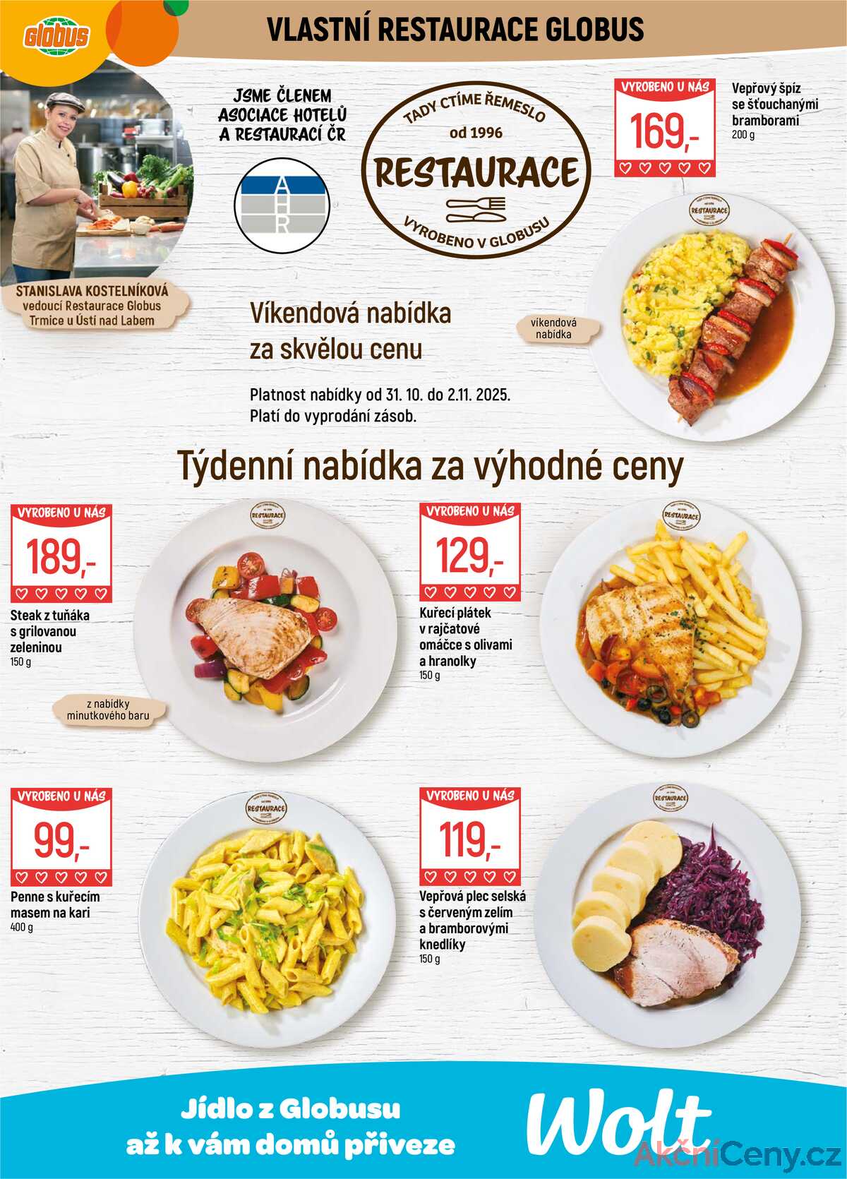 Akční leták Globus 29.10. - 4.11.2025 - Globus Trmice u Ústí nad Labem strana 9