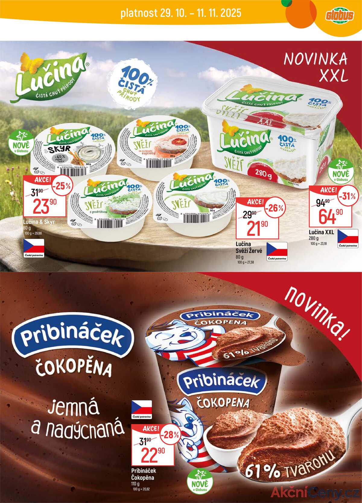Akční leták Globus 29.10. - 4.11.2025 - Globus Trmice u Ústí nad Labem strana 4