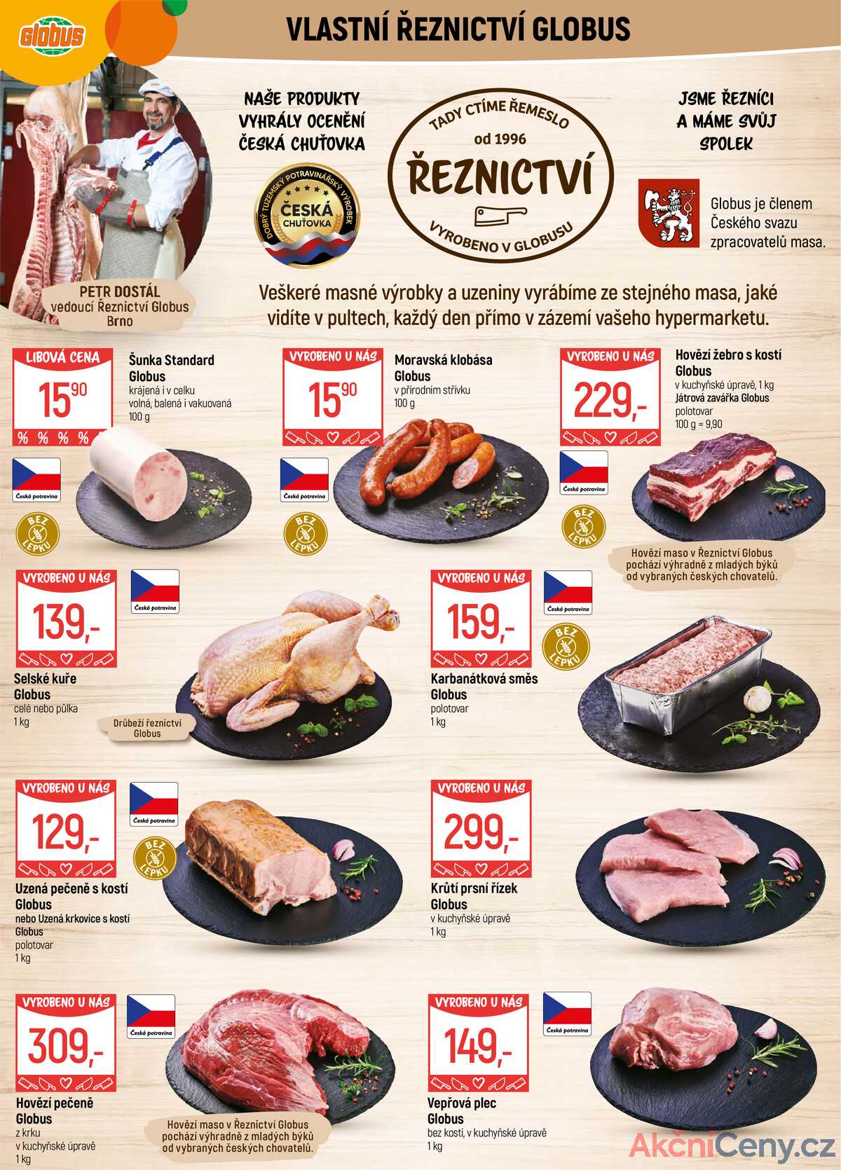 Akční leták Globus 29.10. - 4.11.2025 - Globus Brno Ivanovice strana 7