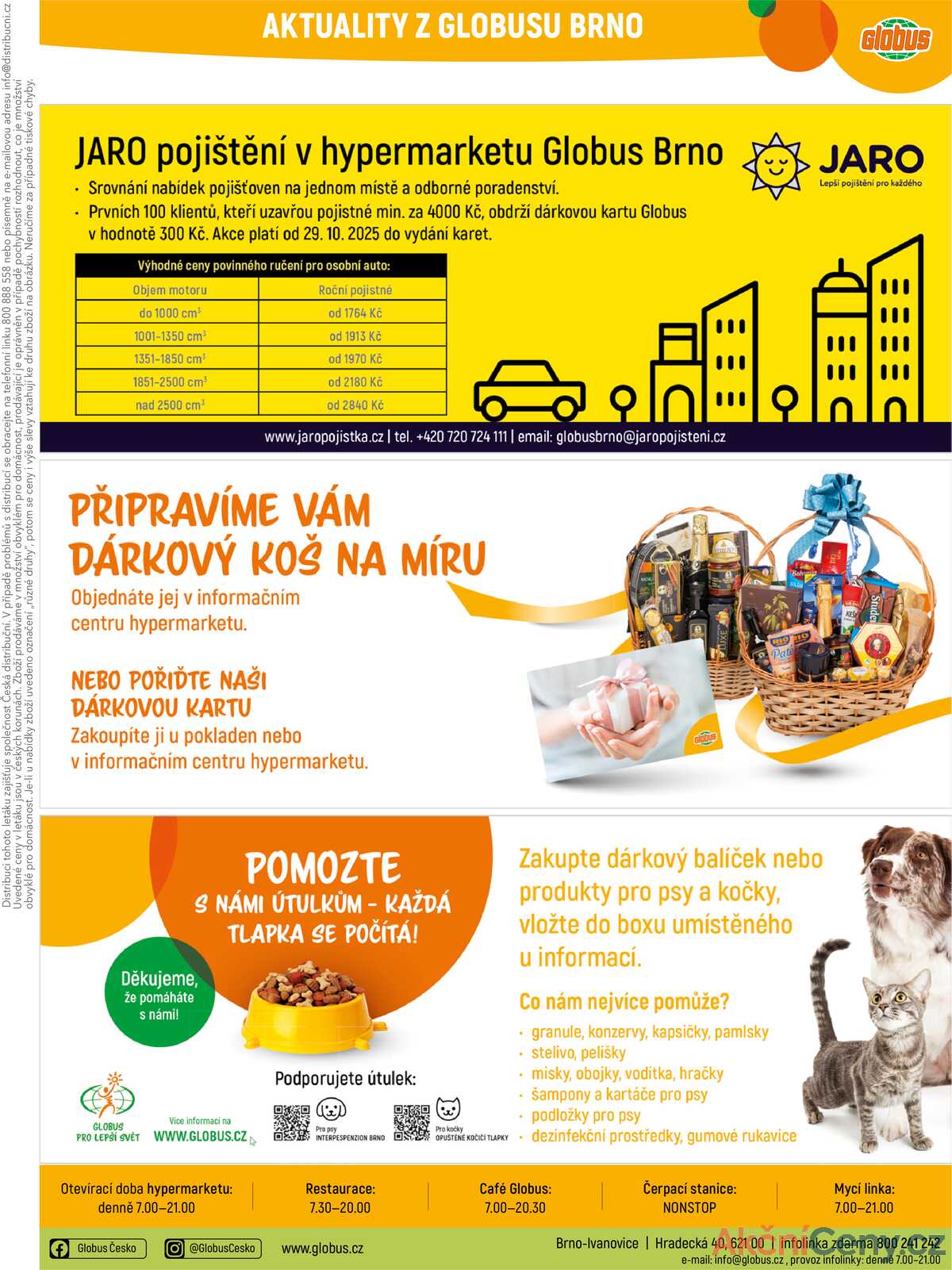 Akční leták Globus 29.10. - 4.11.2025 - Globus Brno Ivanovice strana 37
