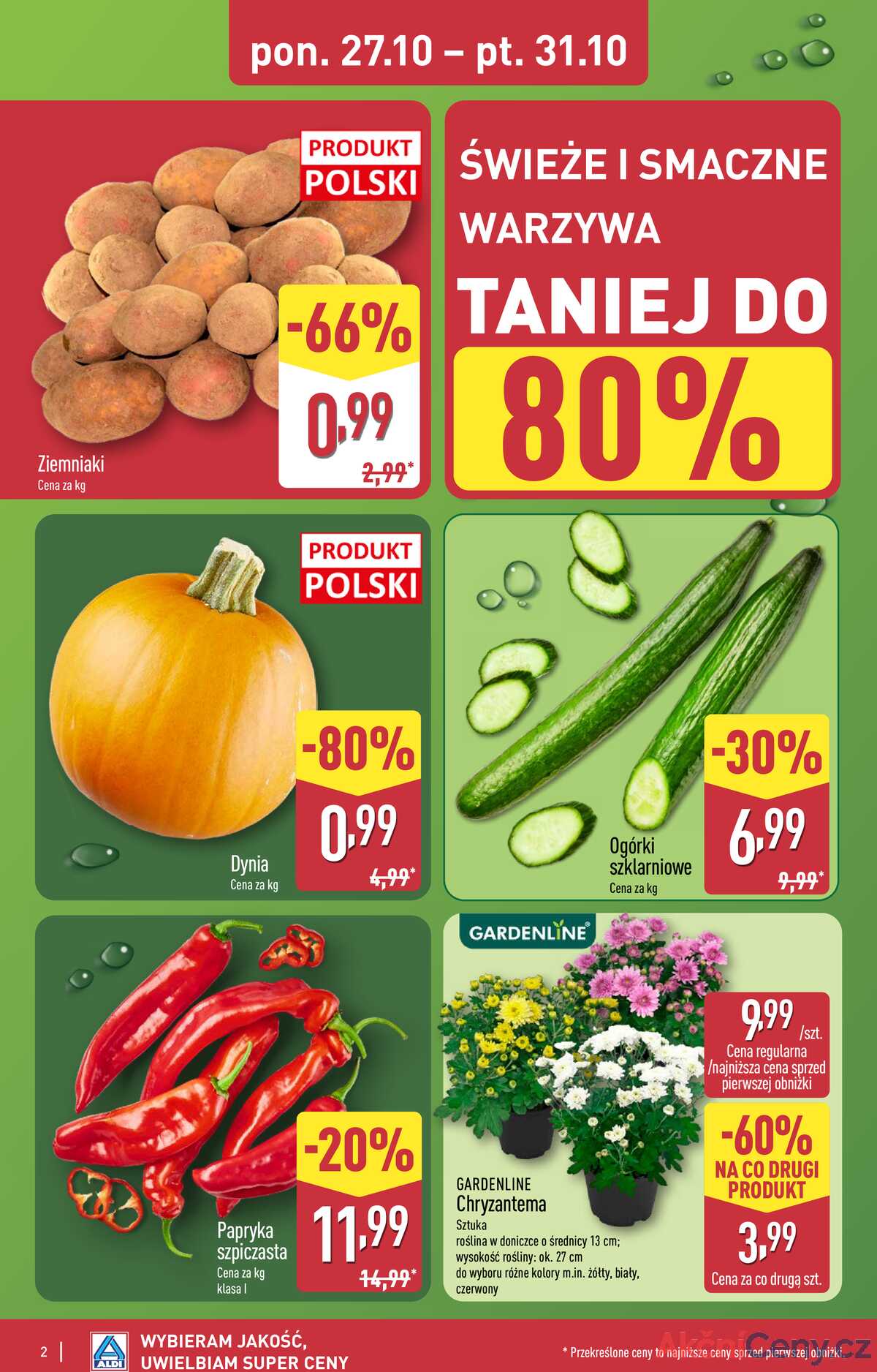 Leták Aldi Polsko 27.10.-1.11.2025 - Úplná nabídka strana 2