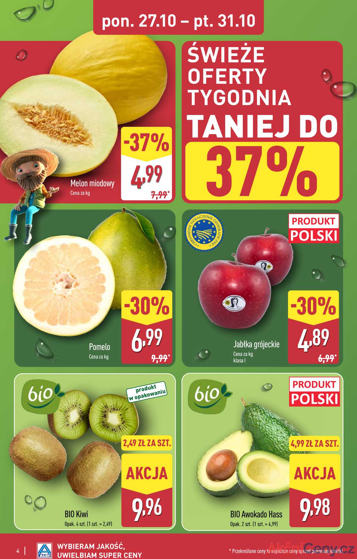Leták Aldi Polsko 27.10.-1.11.2025 - Úplná nabídka strana 4