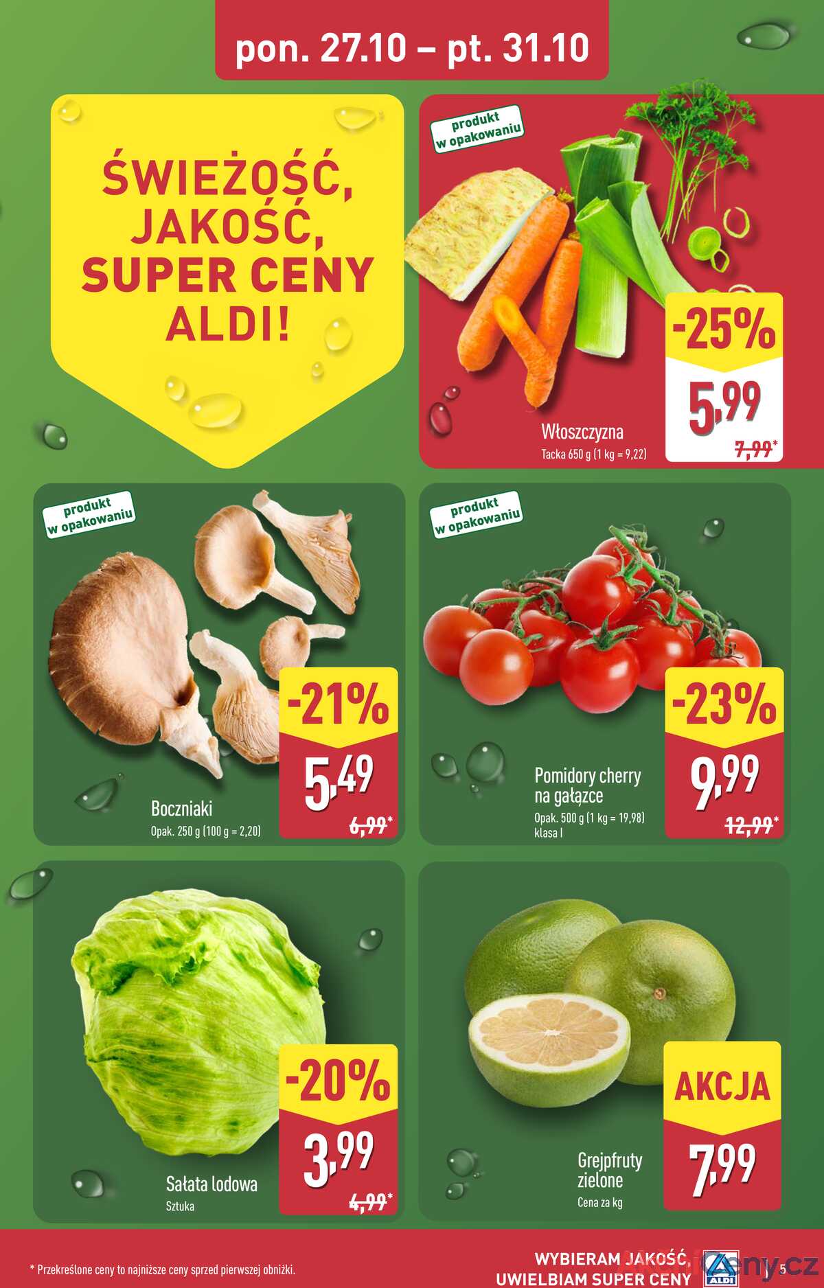 Leták Aldi Polsko 27.10.-1.11.2025 - Úplná nabídka strana 5