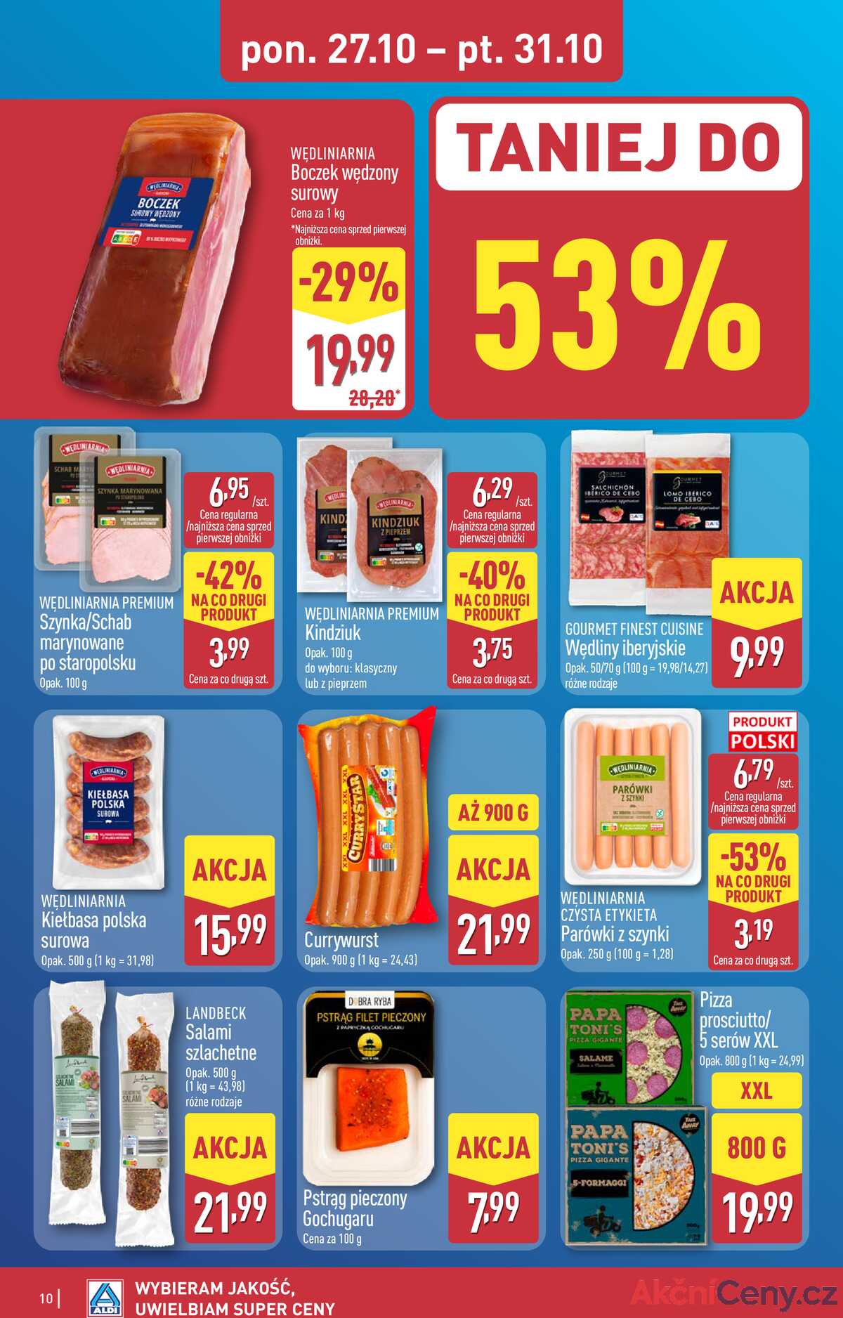 Leták Aldi Polsko 27.10.-1.11.2025 - Úplná nabídka strana 10