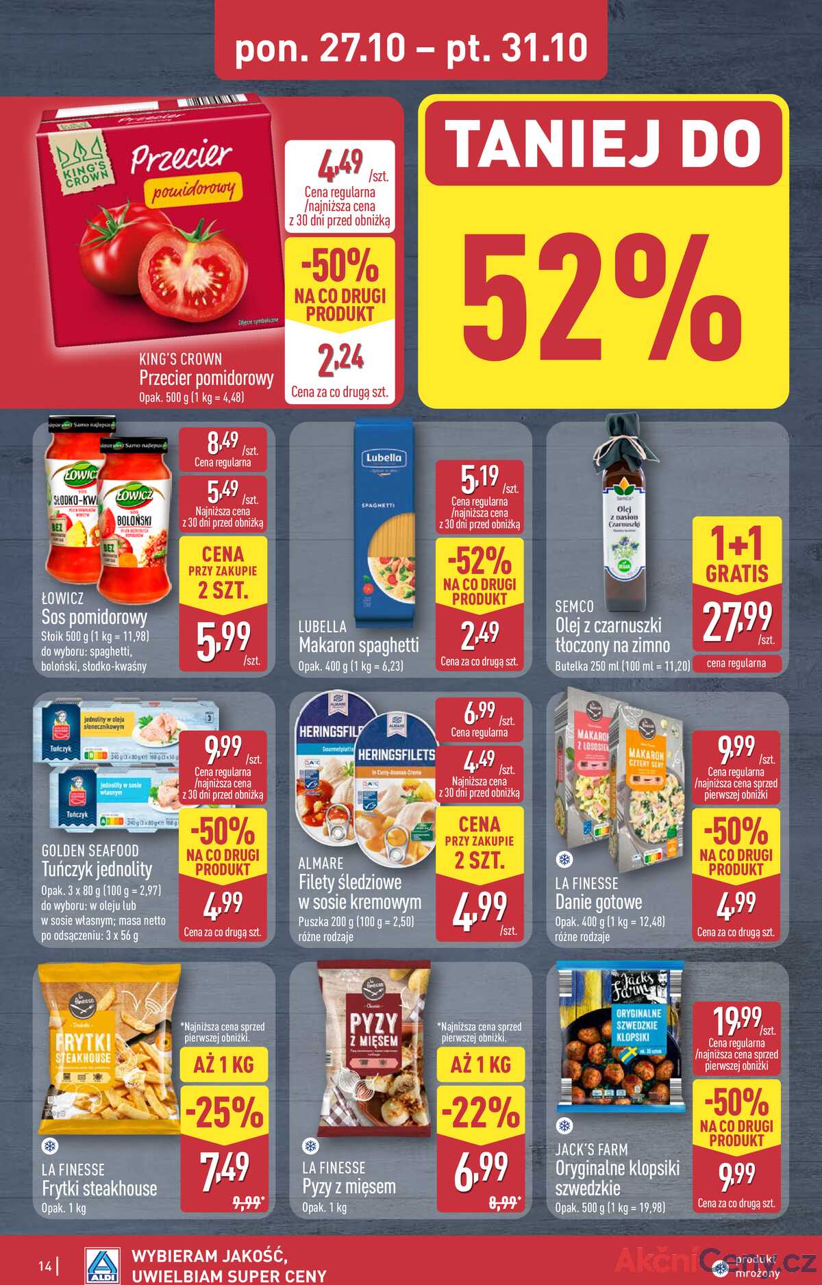 Leták Aldi Polsko 27.10.-1.11.2025 - Úplná nabídka strana 14