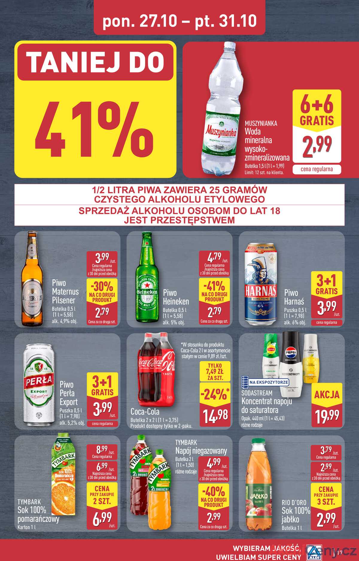 Leták Aldi Polsko 27.10.-1.11.2025 - Úplná nabídka strana 17