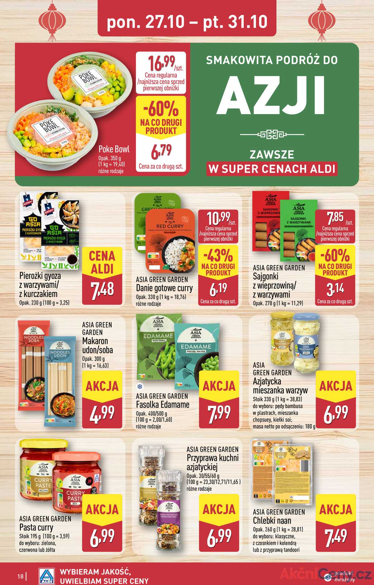 Leták Aldi Polsko 27.10.-1.11.2025 - Úplná nabídka strana 18