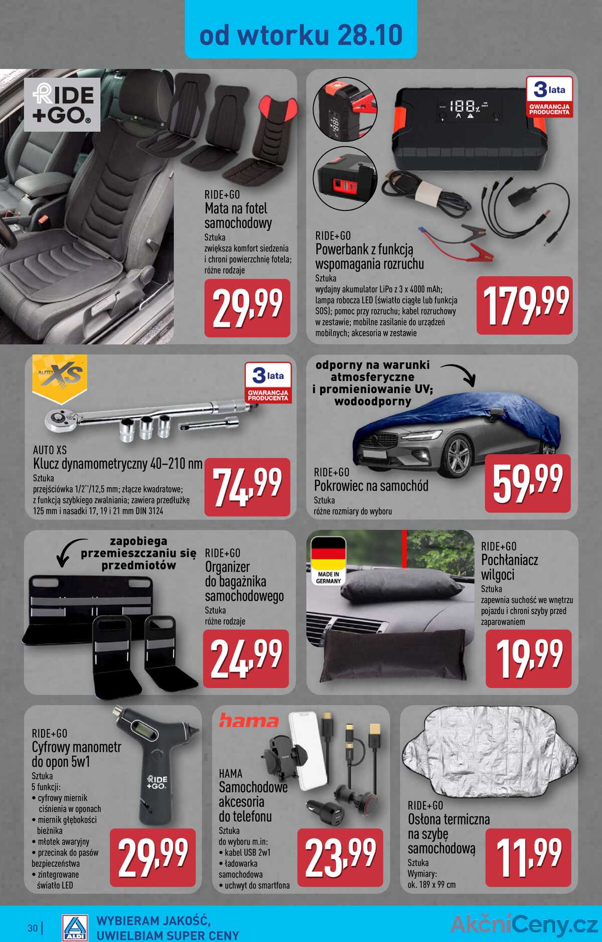 Leták Aldi Polsko 27.10.-1.11.2025 - Úplná nabídka strana 30